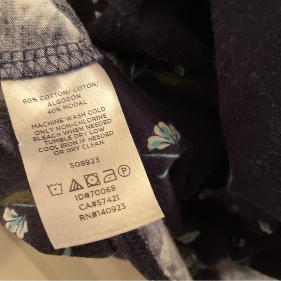 Loft Outlet Floral Tie-Front Top - Medium - Picture 7 of 8